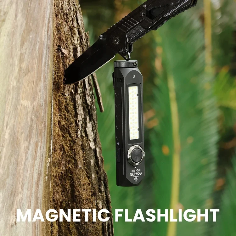 Sofirn IF24 Pro Super Bright LED Rechargeable Flashlight 1800lm RGB Light with SFT40 Buck Driver