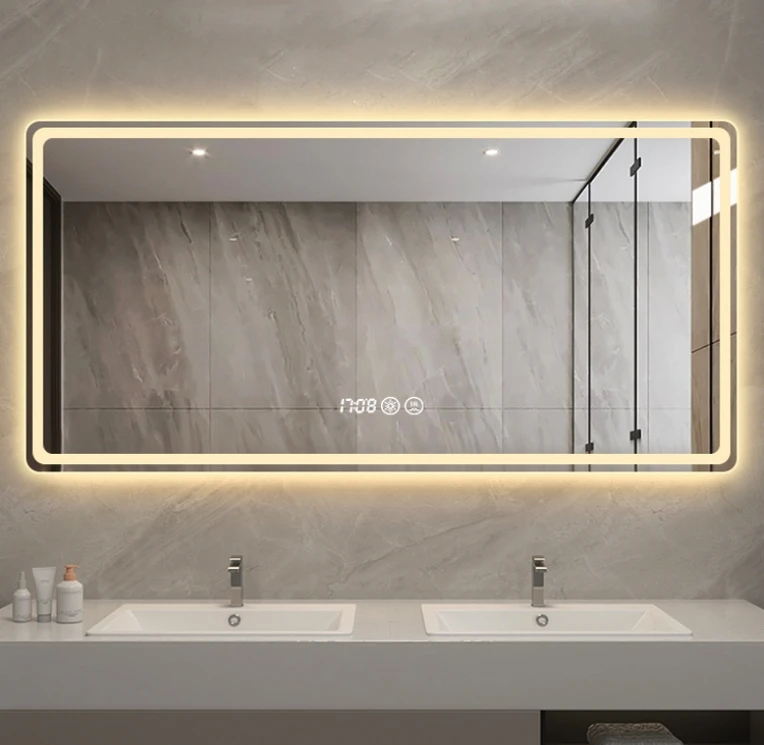 40*150 cm defogging illuminated touch control smart LED mirror for bathroom washingroom vanity makeup miroir espejo spiegel