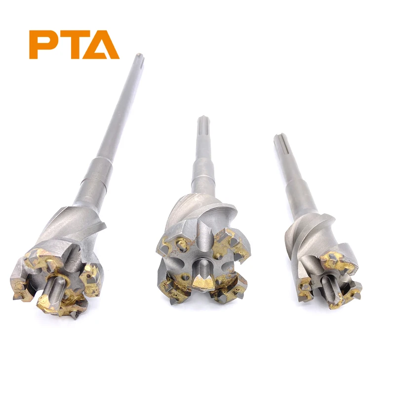 SDS Max Breakthrough Tunnel Bits Concrete Milling Cutters For Wall,brick,Masonry Drilling