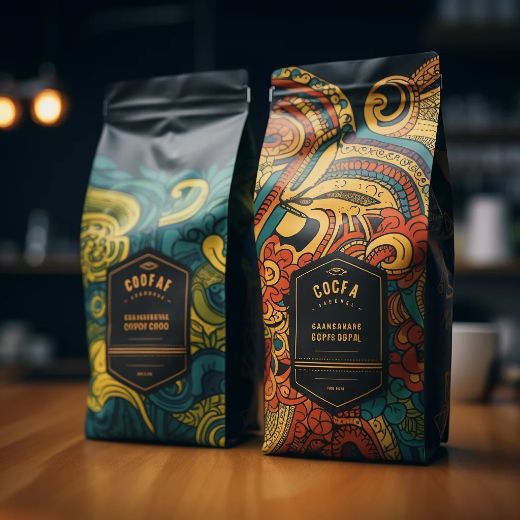 1Lb 1Kg 5Kg 16Oz Custom Different Size Wholesale Roasted Coffee Bags Supplier Stand Up Flat Bottom Coffee Bags For Coffee Bean