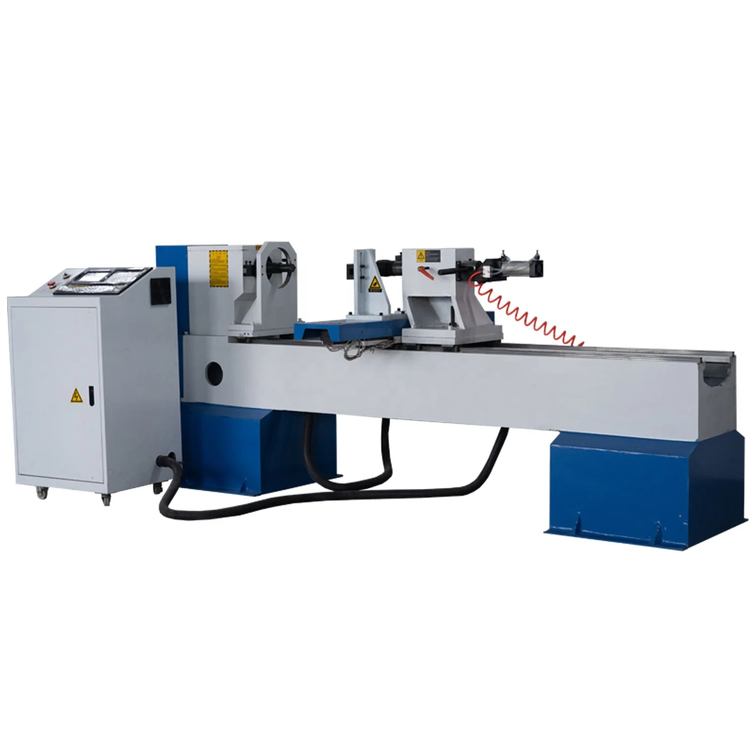 High Accuracy Heavy Duty  Woodworking machinery wood lathe mini cnc wood lathe machine for Staircases table legs chair legs
