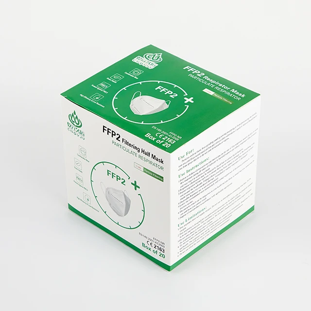 CE 2163  respirator FFP2 Dust Mask With Earloops For Industrial Safety Working masque ffp2 mask