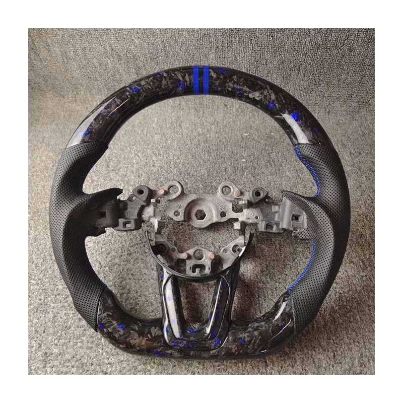 Replacement For Mazda 6 Mazda6 Atenza Leather Real Carbon Fiber Steering Wheel 2017-2019