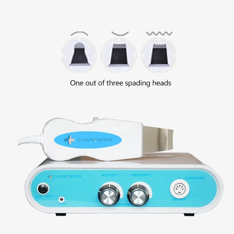 Professional 2023 facial dead skin peeling sonic cleaning ultrasonic skin scrubber blackhead remover face spatula