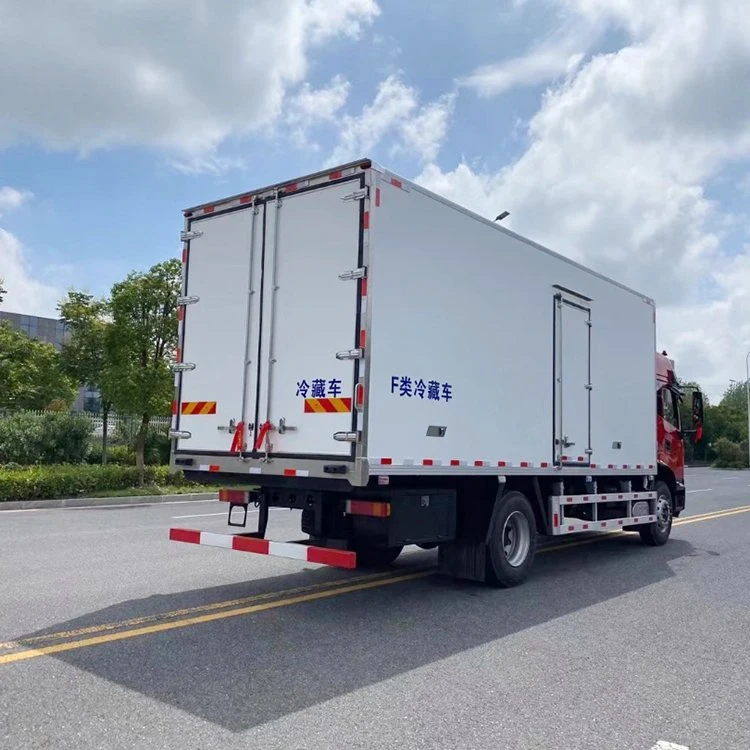 4x2 Dongfeng 10-15tons Refrigerated Cooling Freezer Box Truck Food Transport Refrigerator Van Truck For Sale