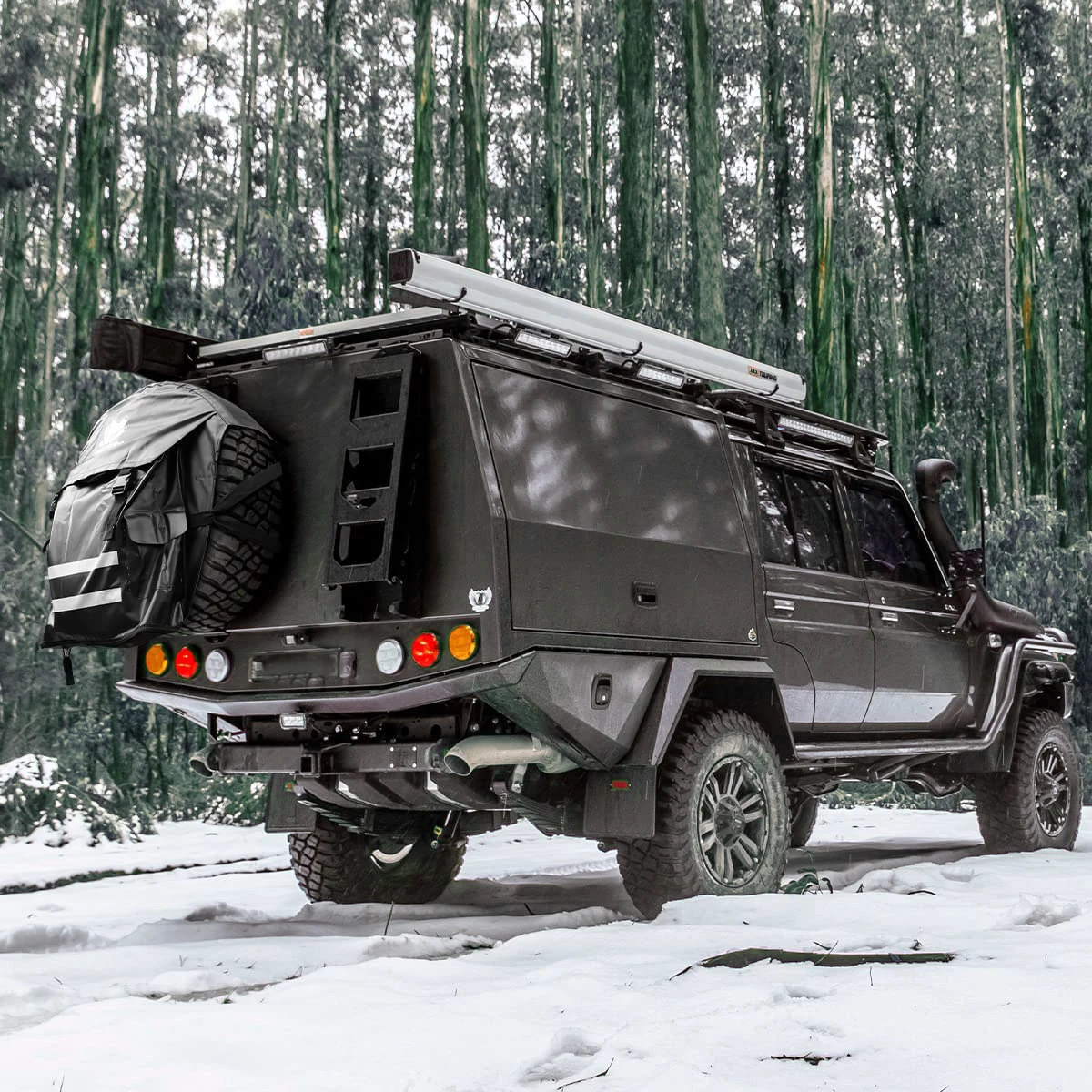 Heavy Duty Truck Tailgate Spare Tire Trash Bag with Pocket