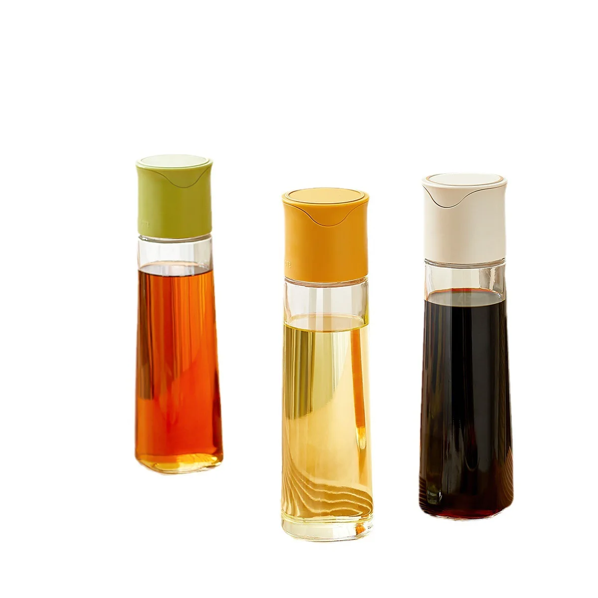 New Arrivals 500Ml Soy Vinagr  Customized Automatic Quantification Glass Cooking Oil Dispenser Bottle For Kitchen Accessoires