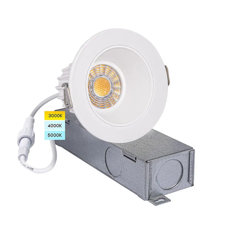 Hot 2 Inch Recessed anti-glare Light  IC-Rated Downlight, 8W Dimmable, high luminous ETL&Energy Star Listed for Kitchen, Bedroom