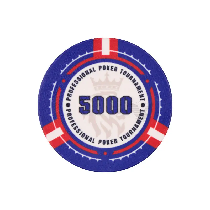 YH Custom Ceramic Poker Chip Sets Jetons De Poker En Cramique 300pcs 500pcs Poker Chips With Numbers