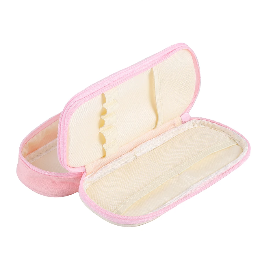 Custom Large Capacity  Storage gift Pen Pouch Canvas school pencil cases & bags Bulk Stationery Holder pouch for girls and boys