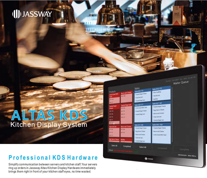 ATLATS KDS POS Android Windows система все-в-одном Pos терминал кухонный дисплей для ресторана