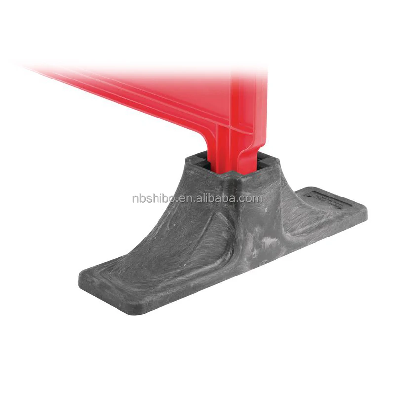 Molded Plastic Mini barrier Folding 4 Sided Barrier Grade Reflective Stripping Signage Road Traffic Signs Barriers