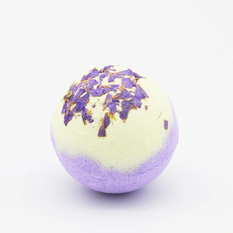 Hot Selling Natural Essential Oil colorful flower johnsons bath bombs organic natural