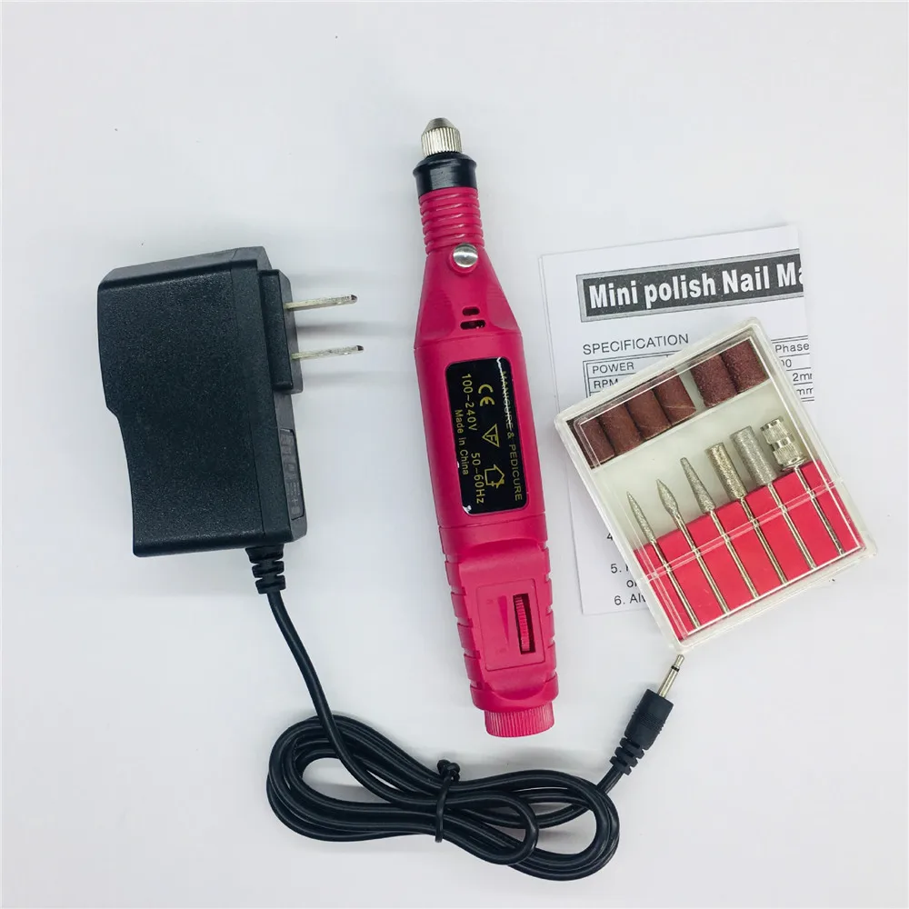 Chinese factory cheap wholesale electric Nail Drill Art Tool Manicure File Tool