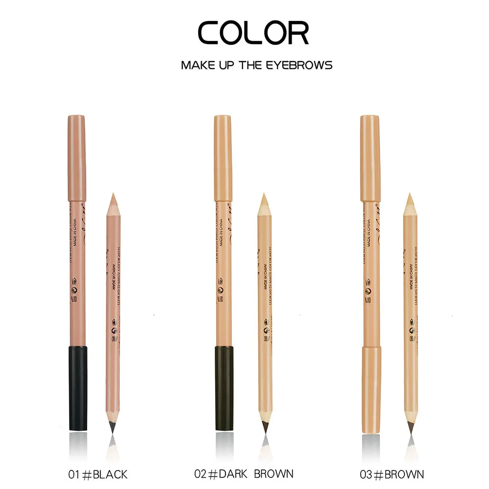 MENOW 2 in 1 concealer and eyebrow pencil white  concealer pencil corrector one end concealer one end eyebrow pencil