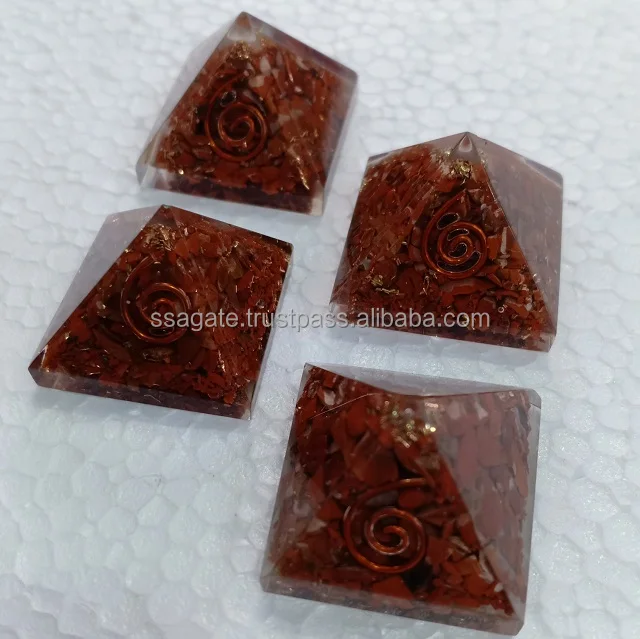 Red Jasper  Orgone Baby Pyramid  Wholesale Orgone Baby Pyramid Gemstone Orgone Baby Pyramid  Buy Online From S S AGATE
