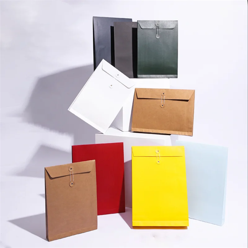 Custom recycled kraft printed expand cardboard paper package shipping envelope Rigid Mailer With Self Seal