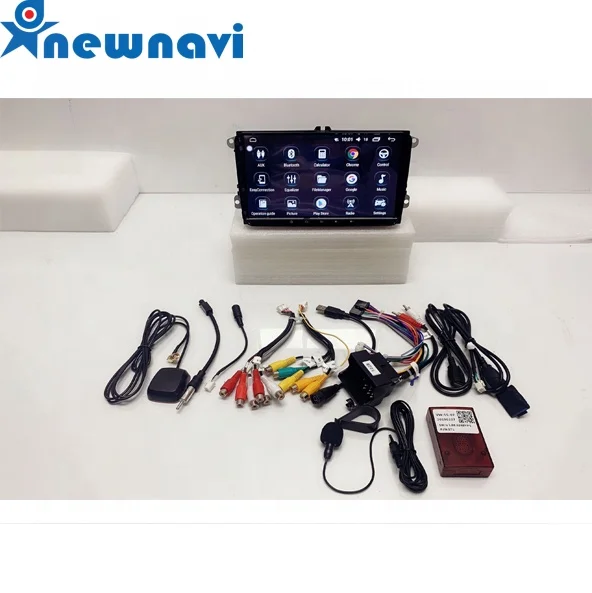 9 inch touch screen Android 9.0 built in GPS support MP5 Media Player Car DVD Player for VW UNIVERSAL