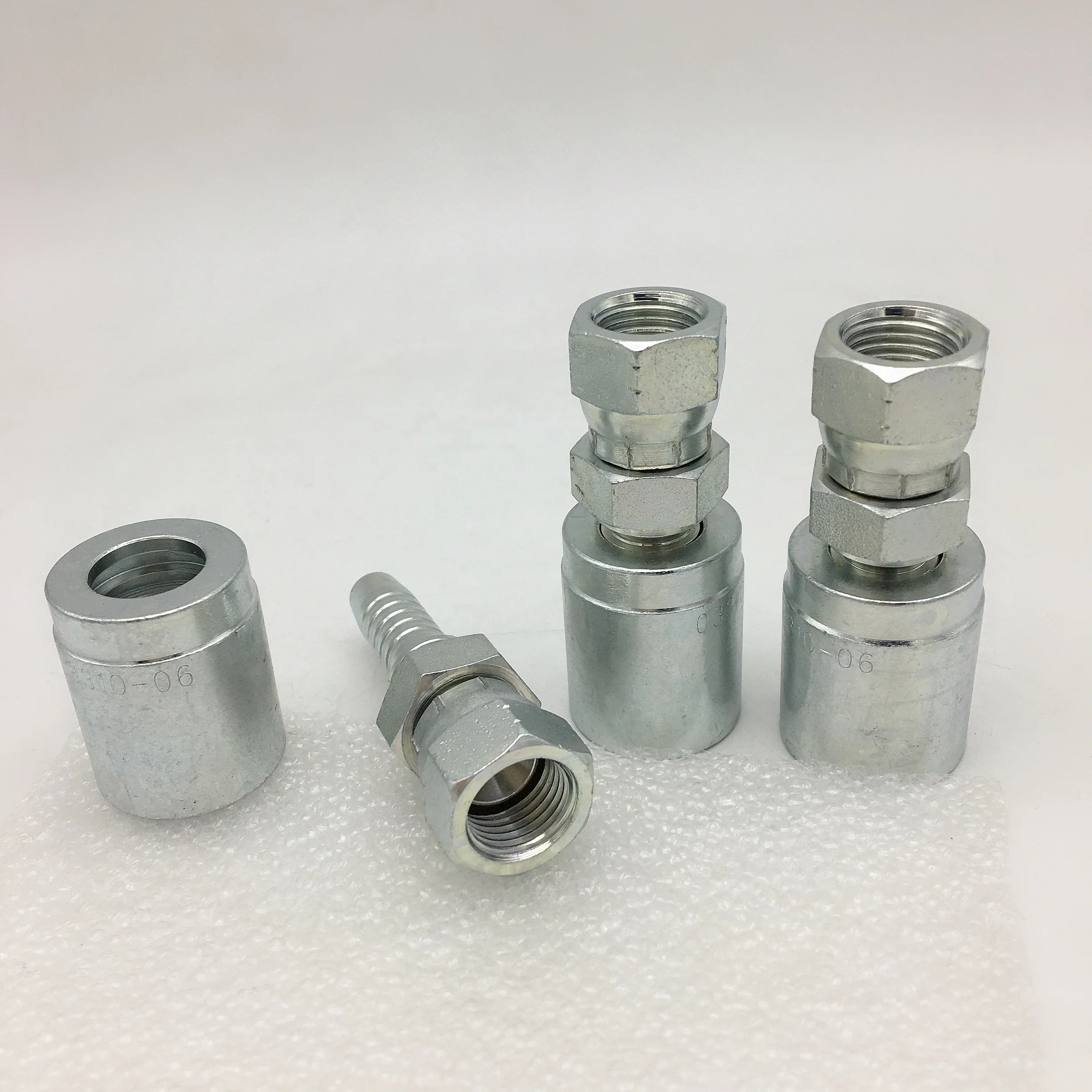 26711D High Quality Stainless Steel JIC Female 74 Degree Cone Seat Hydraulic Hose Fitting One Piece Fitting