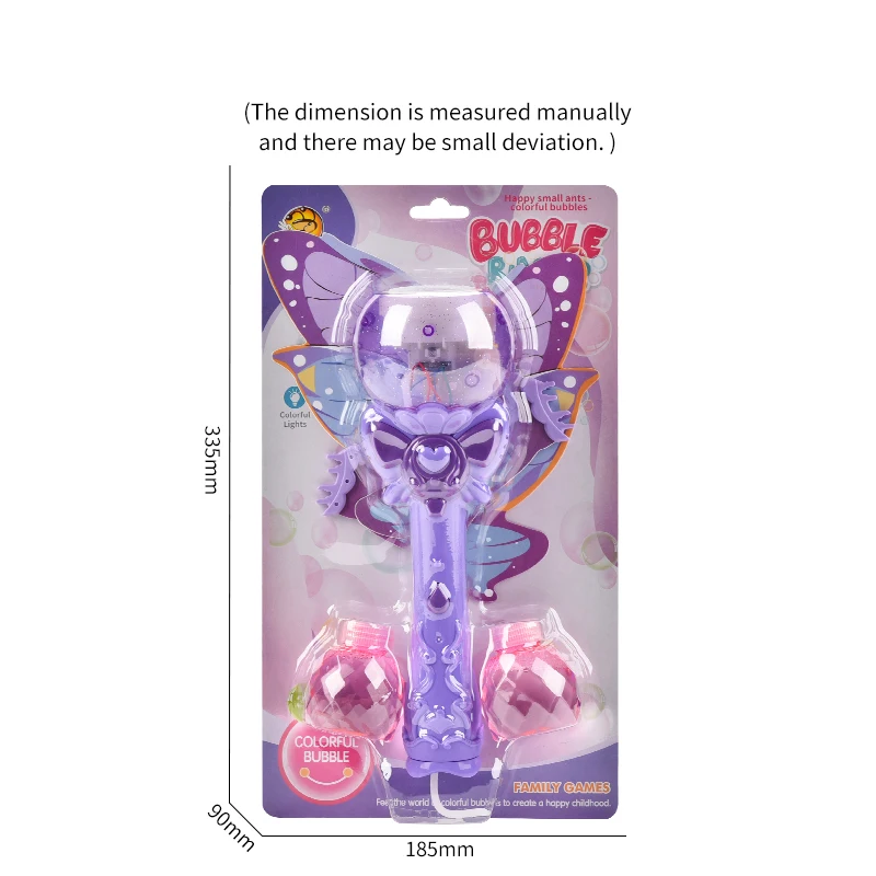 Wholesale Bubble Wand Stick Outdoor Flash Bubble Blower Toys Electric Machine Bubble Gun Toys Wtih Light For Kids