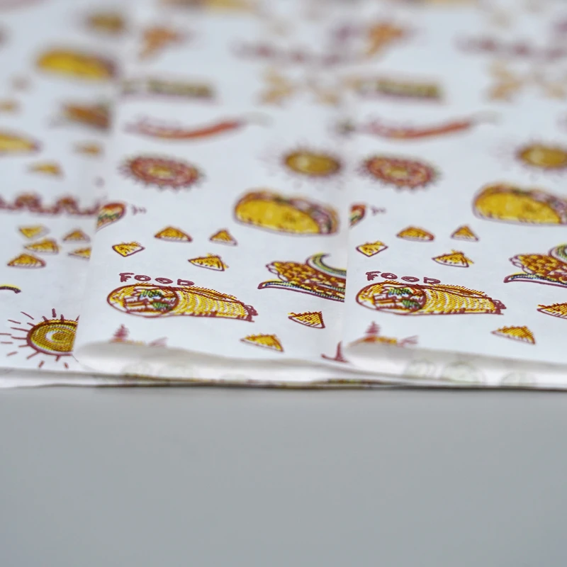 Food-grade Wax Paper Sheet Baking Kitchen Oil Paper Food Sandwich Burger Wrapping Parchment Paper Sheets For Baking