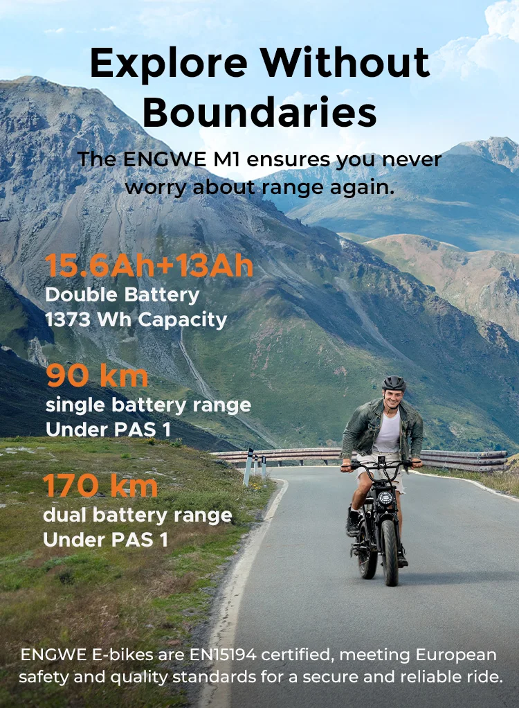 EU USA Warehouse Ready Stock ENGWE M1 Electric Hybrid Bike 250w 20in Fat Tire E-bike 25km/h Ebike Electric Bicycle Adult Fatbike