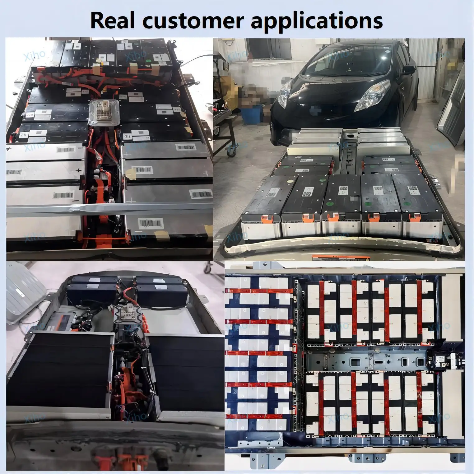 Xiho Catl 51Ah 92Ah 114Ah 153Ah 174Ah 180Ah 14.8V 22.2V 44.4V 4S1P 6S1P 12S1P VDA355 NMC Lithium Battery Module Ncm 811 Leaf EV
