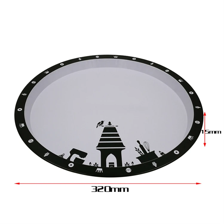 cheap price empty metal tin can body spray, tinplate box packaging gift cigar round tin tray for cookie