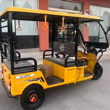 Electric Motorized Tricycles for Adults Three Wheel Tricycle with Open Body Mini Tuk Tuk for passenger
