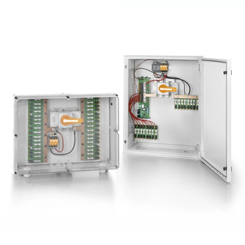 Eabel solar power energy ac combiner box 6 strings DC combination lock solar PV cabinet enclosure combiner control box