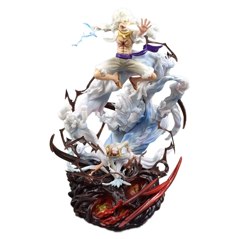 hot Figures LX Luffy Action Figures Gear 5 Nika Monkey D. Luffy Anime Figurine PVC Model Collection Toys Gifts