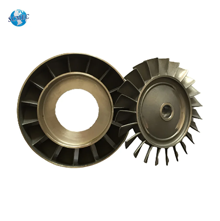 Vacuum Casting Turbojet Engine Parts Turbine Wheel And NGV