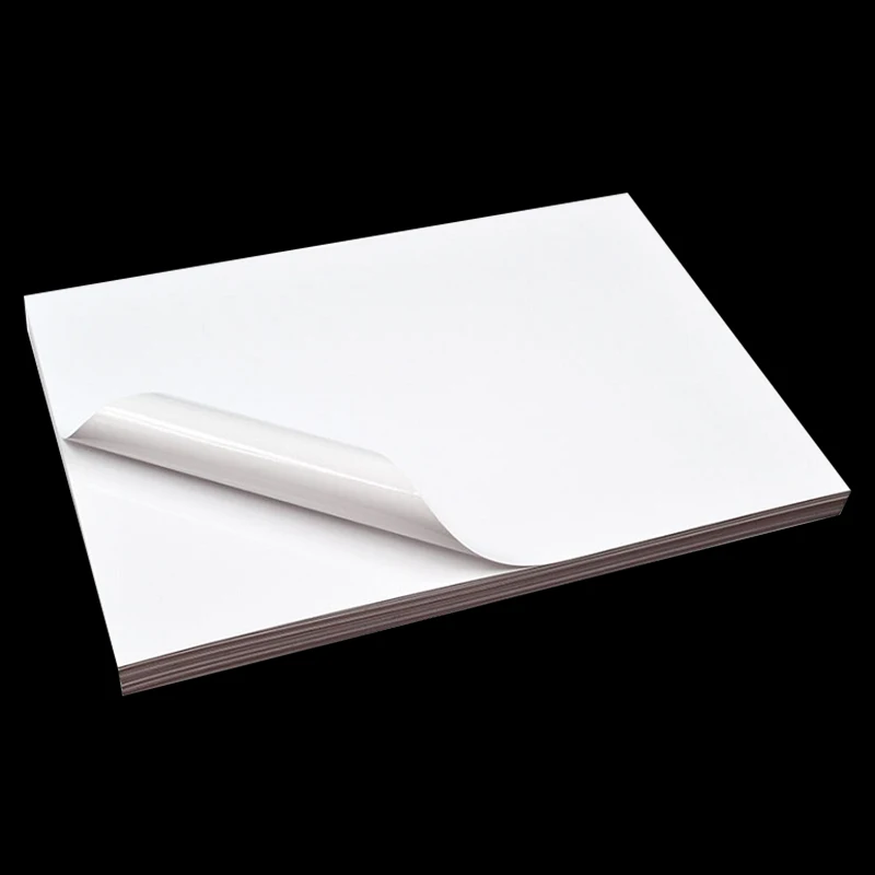 Factory Price Semi Glossy Self-adhesive  Paper