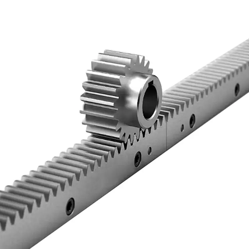 Custom Spiral Bevel Helical Worm Wheel Planetary Steel Metal Spur Gears Toothed Gear Rack And Pinion