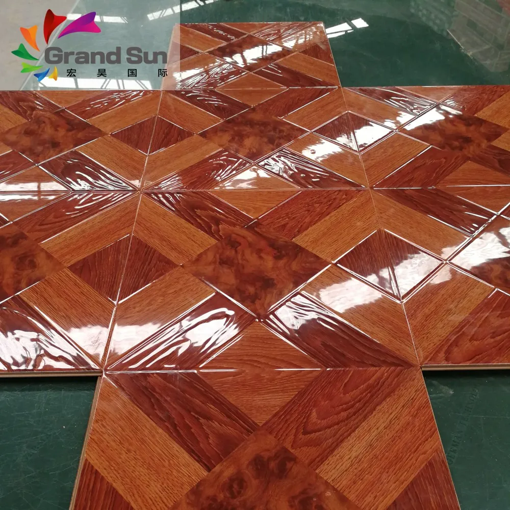 High quality 8mm 12mm MDF HDF Laminate Flooring AC3 Wear layer Wood Laminate Flooring for Canada
