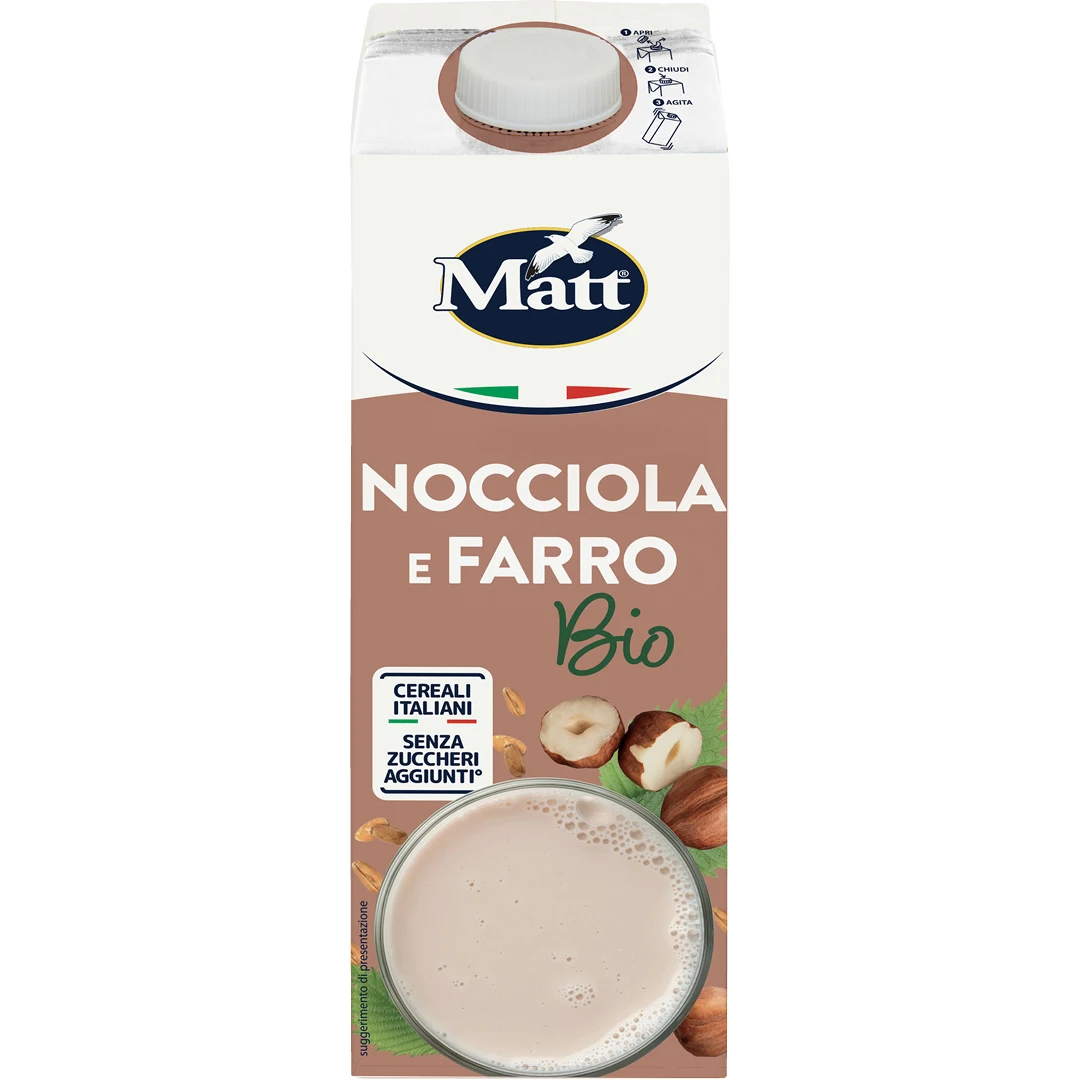 Premium Quality No Added Sugars Vegan Milk Product 1 Liter Spelt And Hazelnut Milk Low-Salt Daily Drink grain & nut juice