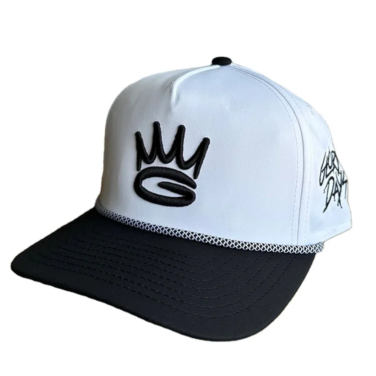 Wholesale Small MOQ Oem Custom Logo 5 Panel Mens Gorras Outdoor Sports A frame 2 tone Baseball Cap