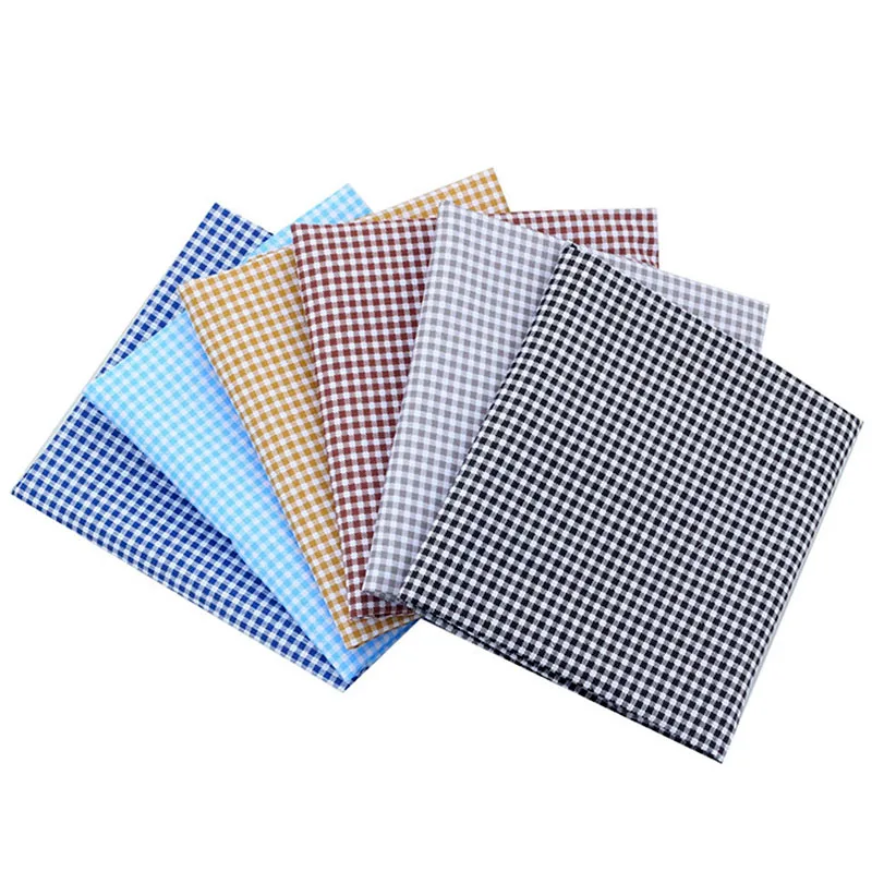 Selling Various Colors Printed Plaid Twill Fabric Cotton Fabric