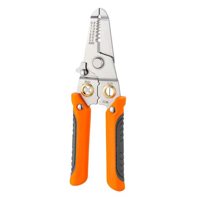 Factory wholesale pliers Silver nickel chromium steel (stainless steel) multi-function wire stripper