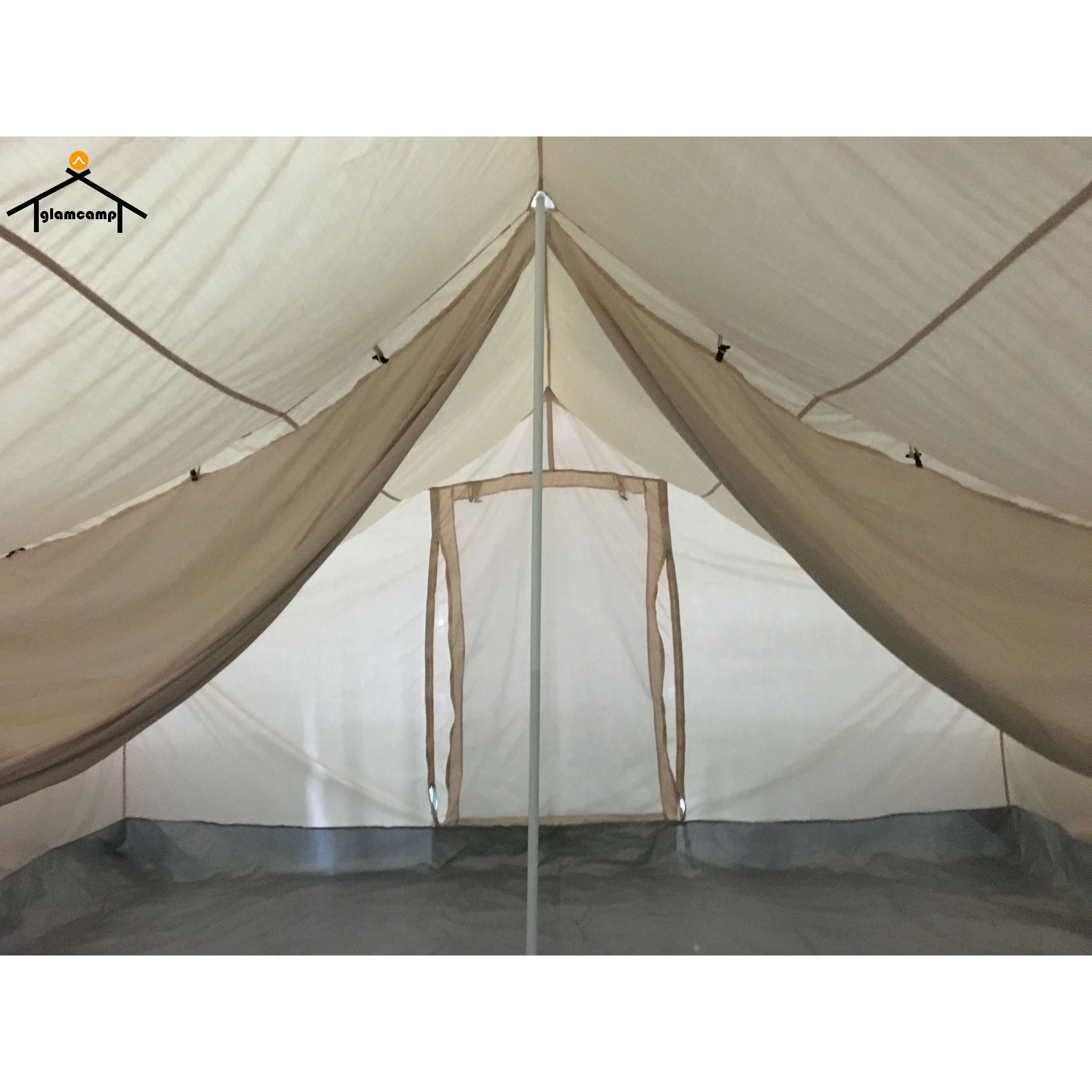 Waterproof cotton canvas disaster relief emergency shelter tent refugee relief tent