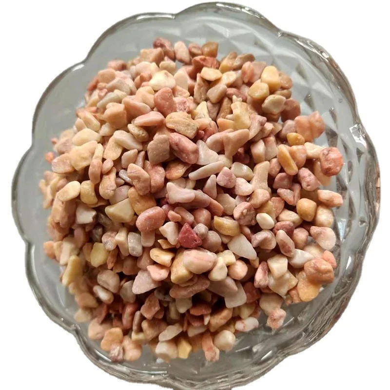 colorful carmine stone  garden paving terrazzo  washed rice stone