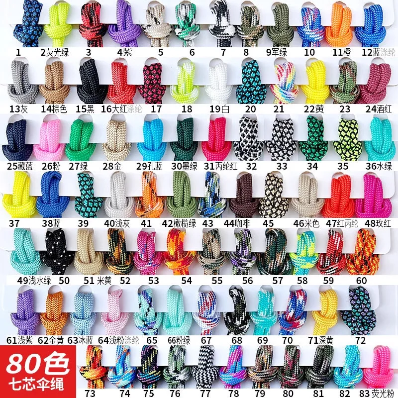 Hot Selling 550 Paracord Survival Bracelet 5 in 1 Adjustable Size Paracord Compass Rope Bracelet for Camping