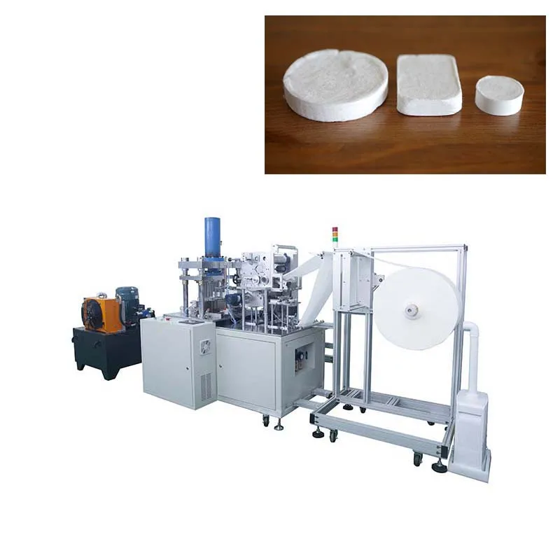 Custom logo cotton disposable compressed face towel strong absorbent soft and comfortable cleaning towel making machine