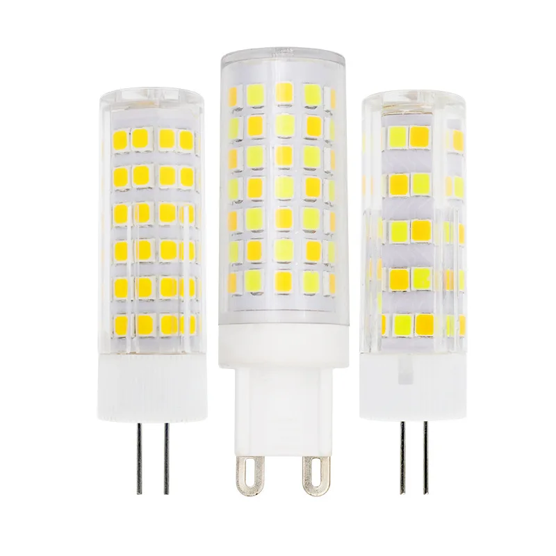 G4 G9 Pin Ceramic Bulb LED Corn Light No Flicker AC220V Energy Saving Bulb 3/5/7/9W