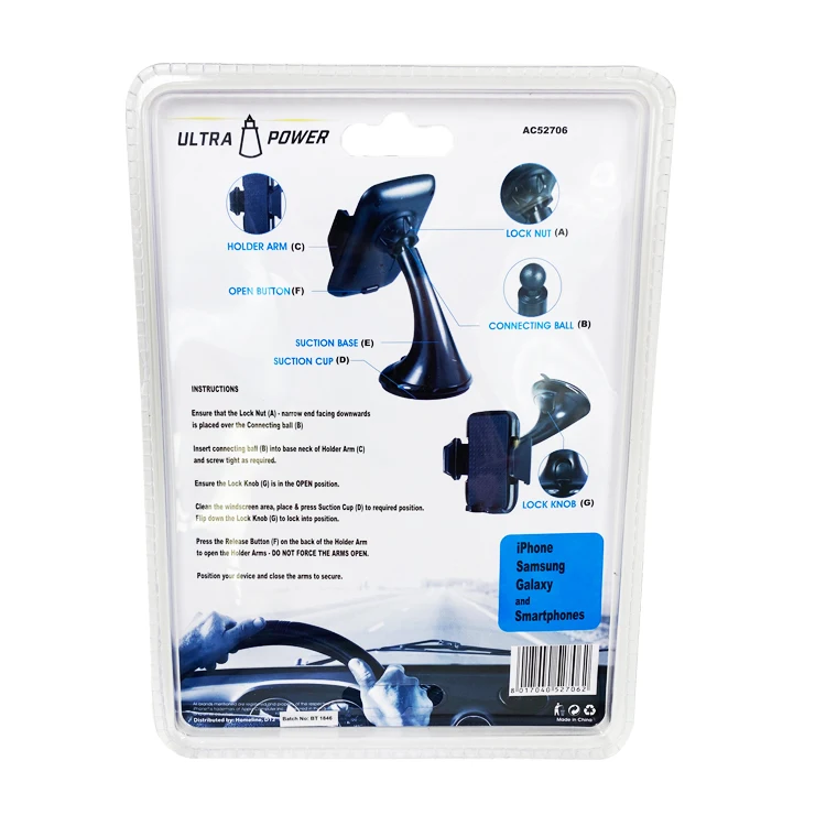 OEM Transparent PET PVC Plastic Boxes Clear Clamshell Heat Seal Blister Packaging Electronic Elements Safety Oriented Display