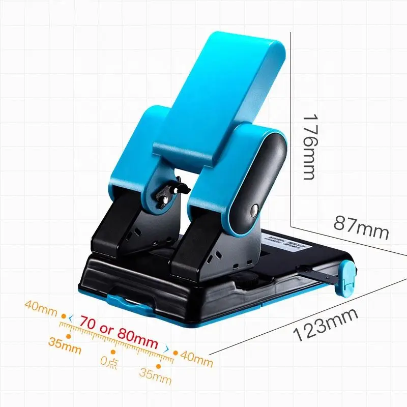 70-Sheet Capacity Force Saving Heavy Duty Two-Hole Punch Paper Hole Punch 9302