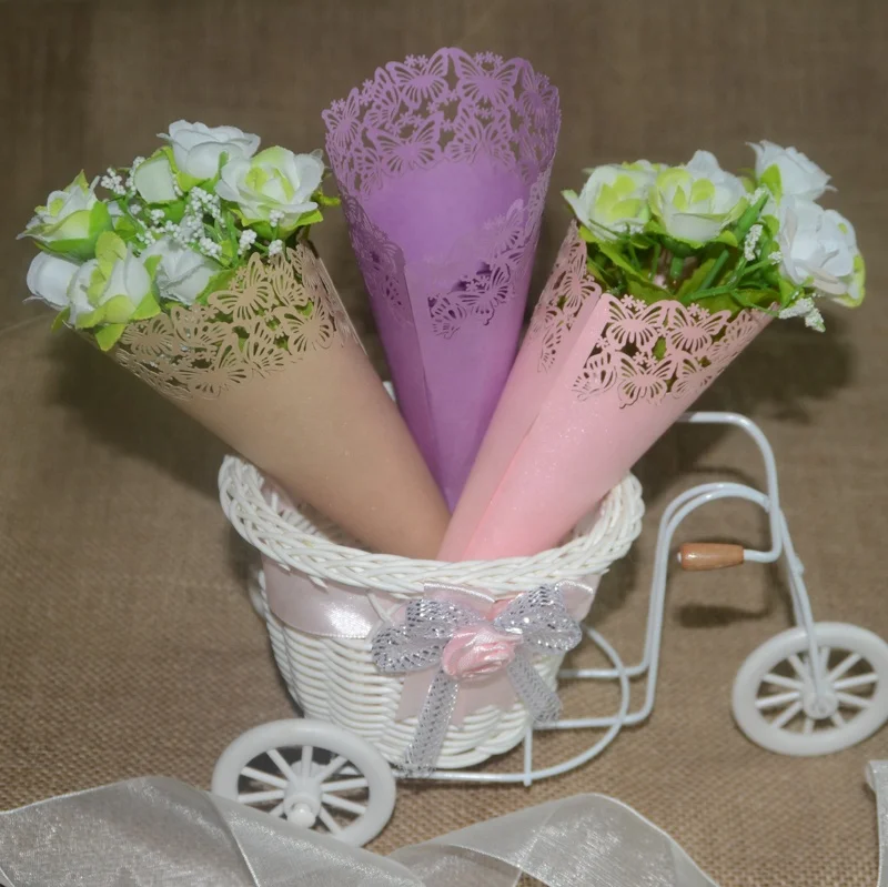 
Elegance ice cream paper pre rolled paper cone cups sleeve in wholesale 