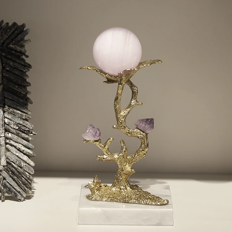 High Quality Natural Large Pink Afghanistan Jade Crystal Gemstone Spheres Round Sphere