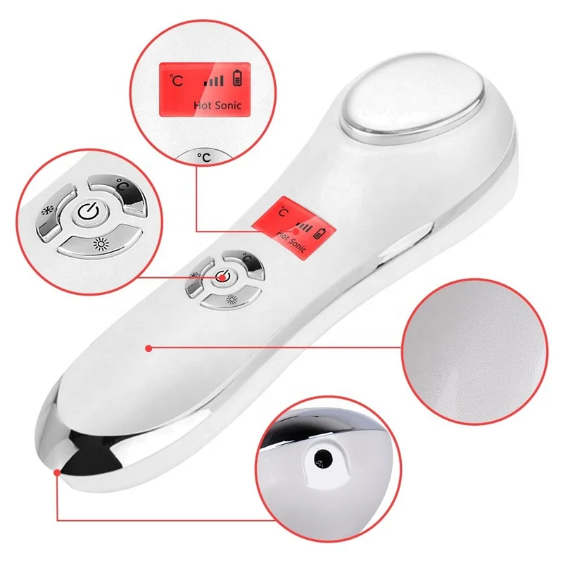 2020 New Professional Multifunctional Facial Massager Beauty Equipment Device RF EMS Face Cleanser Massager Face Massage Machine