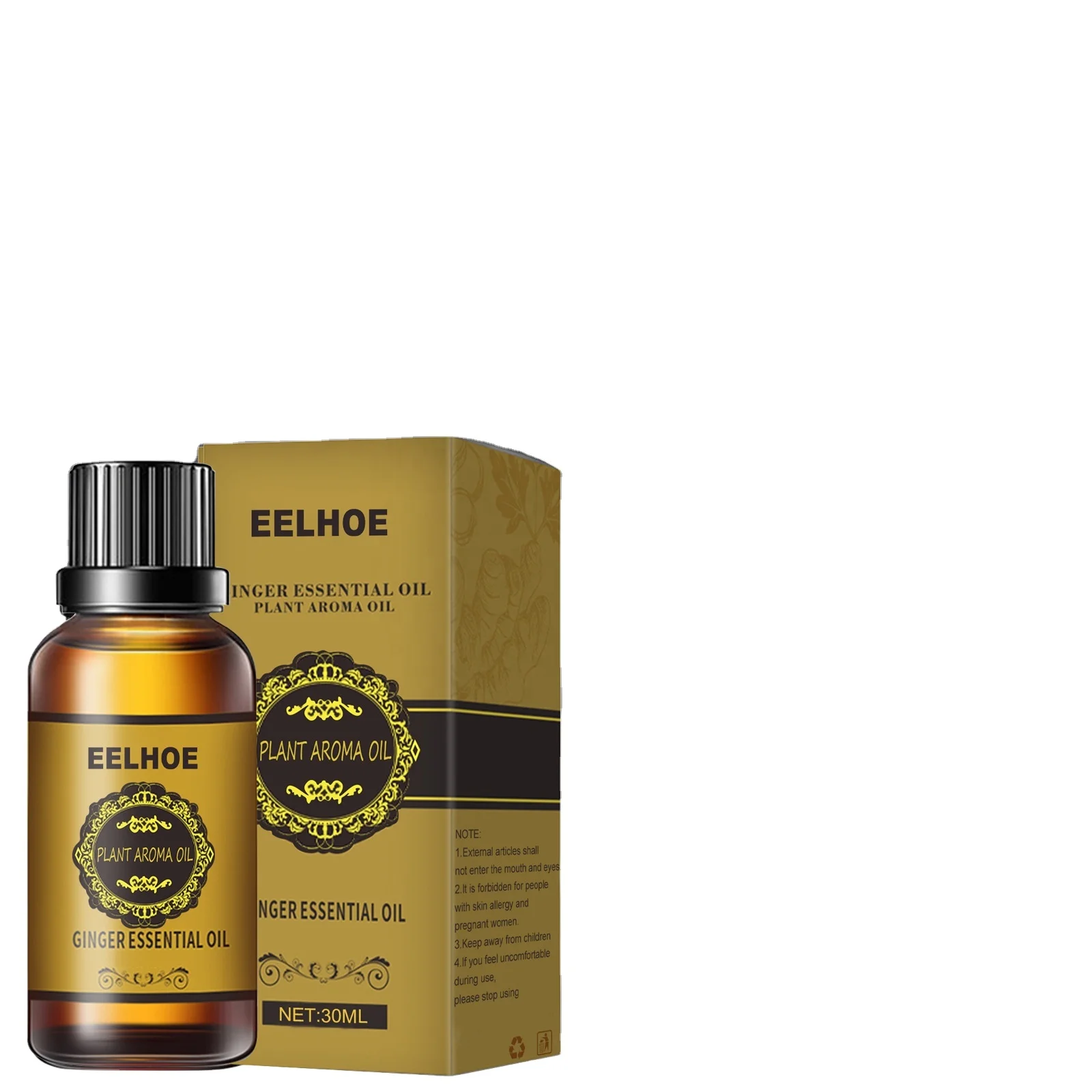 Ginger Lose Weight Compact Massage Serum Oil Ginger Extract Soothe Skin Improve Complexion Serum Oil